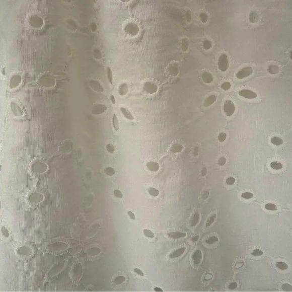 NWT Girl’s Zara White Eyelet Cotton Skirt - Picture 2 of 3